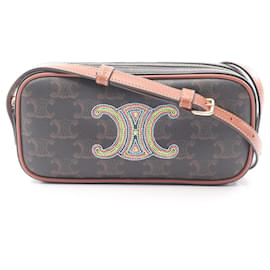 Mini borsa a tracolla Triomphe in pelle Celine - Céline
