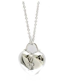 Tiffany & Co Collana in diamante a forma di cuore sentimentale Tiffany