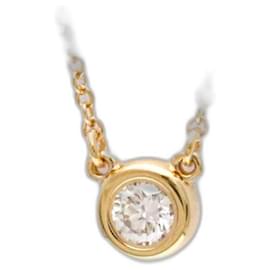 Tiffany 18K Roségold Diamant Anhänger Halskette - Tiffany & Co