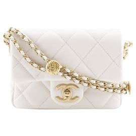 Borsa a Spalla Chanel Matelassé Bianca