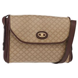 Céline Borsa a Spalla Macadam Vintage Celine in Tela e Pelle