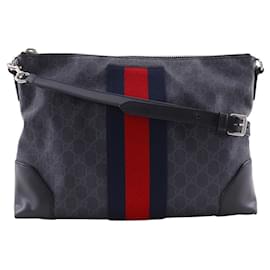 Borsa Messenger Gucci in GG Supreme Nera
