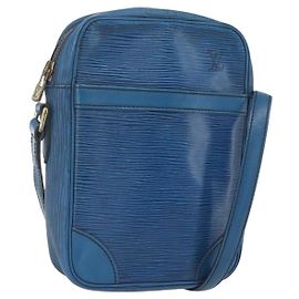 LOUIS VUITTON Borsa a Spalla Epi Danube Blu M45635 LV Auth 154824