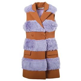 Autre Marque Gilet in pelliccia sintetica Vivetta