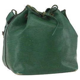 LOUIS VUITTON Borsa a Spalla Petit Noé Epi Verde M44104 LV Auth 159220