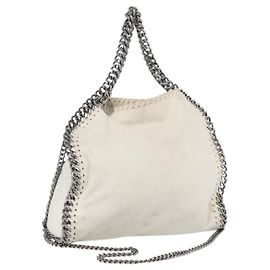 Autre Marque Borsa Mini Falabella Chain Stella McCartney Poliestere 2way 371223 Auth BA9423