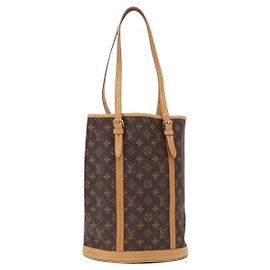 LOUIS VUITTON Borsa a Spalla Monogram Bucket GM M42236 LV Auth ka1351