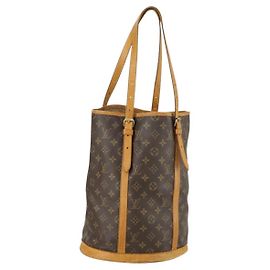 LOUIS VUITTON Borsa a Spalla Monogram Bucket GM M42236 LV Auth 155534