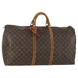 LOUIS VUITTON Borsa Boston Monogram Keepall 60 M41422 LV Auth gh1603