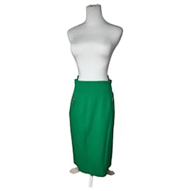 Falda Vintage Celine Paris Verde L nueva con etiqueta - Céline