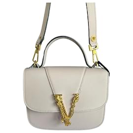 Versace Virtus Barocco V Small Handtasche aus Kalbsleder