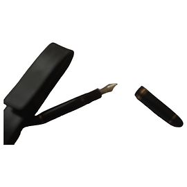 Autre Marque Penna stilografica Montblanc Le Grand Dore con astuccio in cuoio