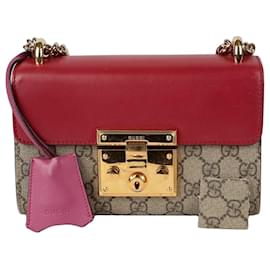 Bolso cruzado pequeño de cadena con candado - Gucci