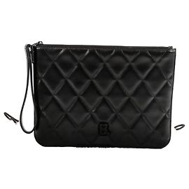 Balenciaga Clutch trapuntata con logo