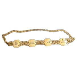 Céline Gürtel aus goldfarbenem Metall Größe 38 Avenue Montaigne
