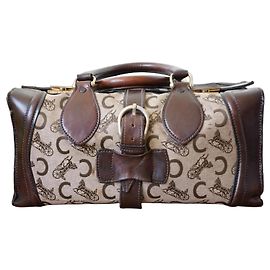 Borsa Céline 24h vintage in pelle e tessuto