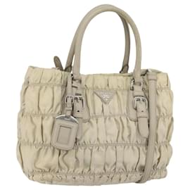 Prada Gaufre Convertible Tote Tessuto Small