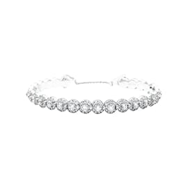 Bracciale Messika, "Joy Diamond Halo", diamanti, oro bianco.