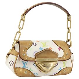 LOUIS VUITTON Borsa a Spalla Marilyn Monogram Multicolore Bianca M40206 Auth 159084