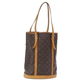 LOUIS VUITTON Monogram Bucket GM Schultertasche M42236 LV Auth 158346