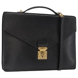 LOUIS VUITTON Epi Porta Documenti a Tracolla Briefcase M54462 LV Auth bs32029