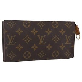 LOUIS VUITTON Monogram Bucket GM Accessory Pouch LV Auth 157732