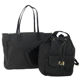 BALLY Borsa a Spalla Nylon PVC 2 Set Nera Auth bs32141