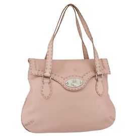 FENDI Celeria Handtasche aus Leder in Rosa Auth ka1320