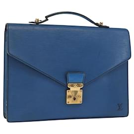 LOUIS VUITTON Borsa Porta Documenti a Tracolla Epi Blu Toledo LV Auth 160443 - Louis Vuitton