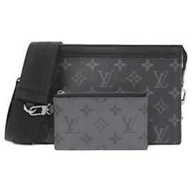 Borsa a spalla portafoglio indossabile Louis Vuitton Monogram Eclipse Reverse Gaston