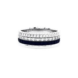 Boucheron Ring, "Quatre Black Edition Small", aus Weißgold, PVD, Diamanten.