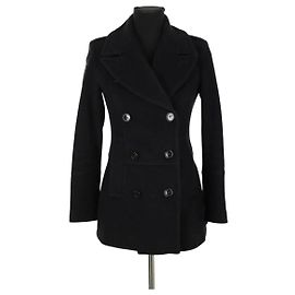 Burberry Giacca di lana nera
