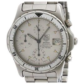 TAG HEUER Chronograph Quartz Stainless Steel Mens Watch