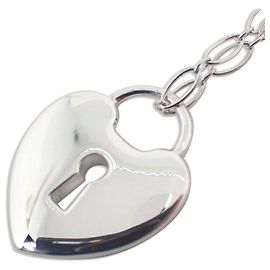 Tiffany & Co Collana Pendente Cuore con Chiave Tiffany 925