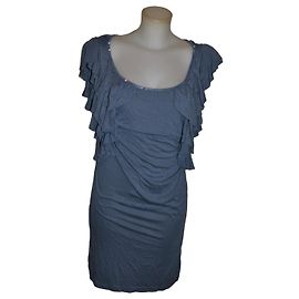 Twin Set Kleid Türkis mit Pailletten aus Viskose L