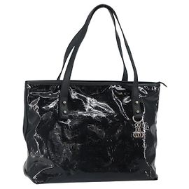 Borsa Gancini in pelle verniciata Salvatore Ferragamo