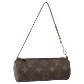 LOUIS VUITTON Pouch Papillon Monograma LV Auth BA9269