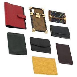 Estuche para llaves Epi LOUIS VUITTON 8 conjuntos Rojo Amarillo Negro LV Auth 160332