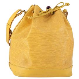 LOUIS VUITTON Borsa a Spalla Epi Noe Tassili Gialla M44009 LV Auth ka1396
