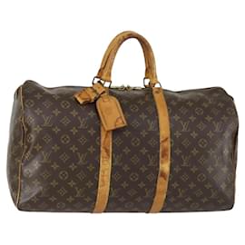 LOUIS VUITTON Borsa Boston Monogram Keepall 50 M41426 LV Auth 156961