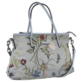 Gucci Convertible Zip Tote Flora Canvas Medium