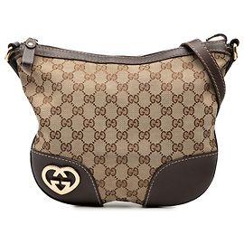 Crossbody Lovely in tela GG marrone di Gucci
