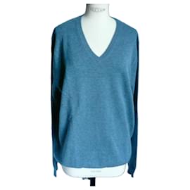ERIC BOMPARD Neuer blauer Kaschmirpullover für Herren XXL in Blisterverpackung - Eric Bompard