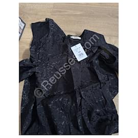 Wunderschönes langes schwarzes Kleid Céline