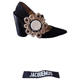 Décolleté neri Jacquemus con tacco largo – Bijou – Dustbag