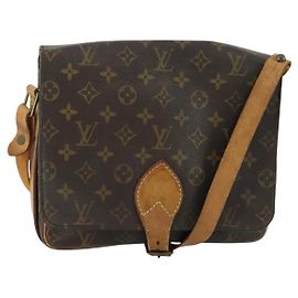 LOUIS VUITTON Borsa a Spalla Monogram Cartouchiere GM M51252 LV Auth ka1311