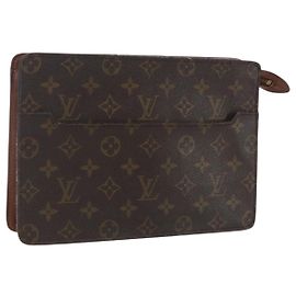 LOUIS VUITTON Monogram Pochette Homme Clutch Bag M51795 LV Auth 160077
