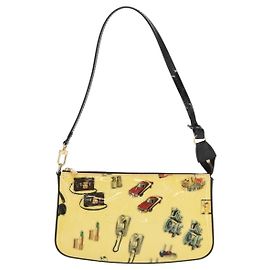 Louis Vuitton – Pochette Accessoires NM in Yellow Patent Leather