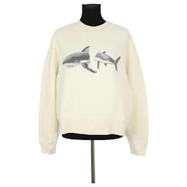 Gelbes Baumwoll-Sweatshirt - Palm Angels