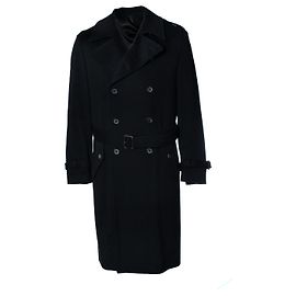 Autre Marque Lardini, trench in lana nero